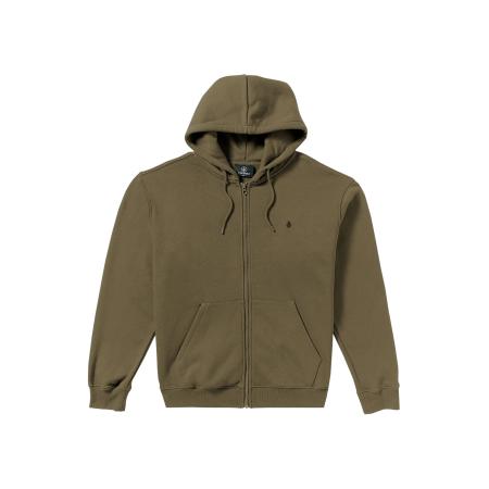 Volcom Volcom Sweatvest Single Stone olijfgroen