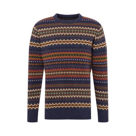 Barbour Barbour Trui Barbour blauw / karamel / lichtbruin