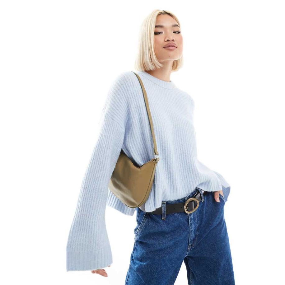 JJXX Oversized trui in lichtblauw Blauw