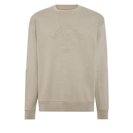 Boggi Milano Sweatshirt SUSTAINABLE taupe