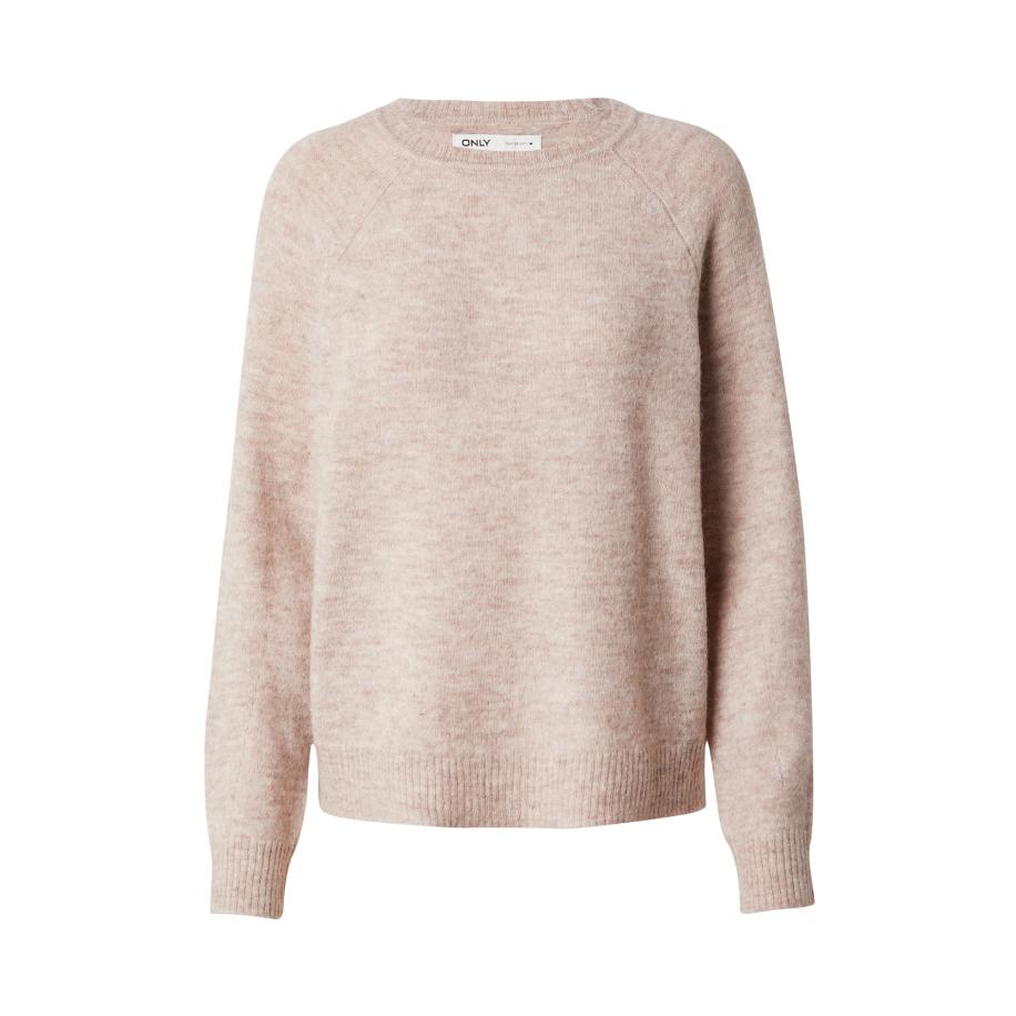 Only ONLY Trui ONLROME beige gemêleerd -