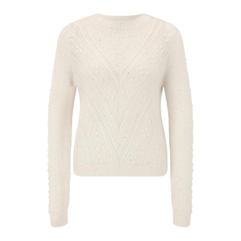 Guido Maria Kretschmer Women Trui Rosalia crème Bruin