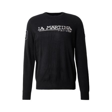 La Martina La Martina Trui zwart / zilver