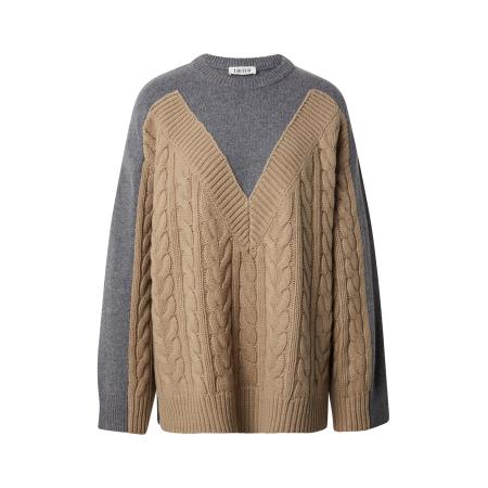 EDITED EDITED Trui Danica beige / grijs