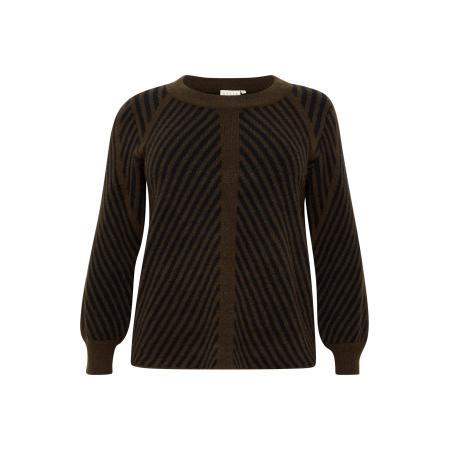 Kaffe KAFFE CURVE Trui Very mokka