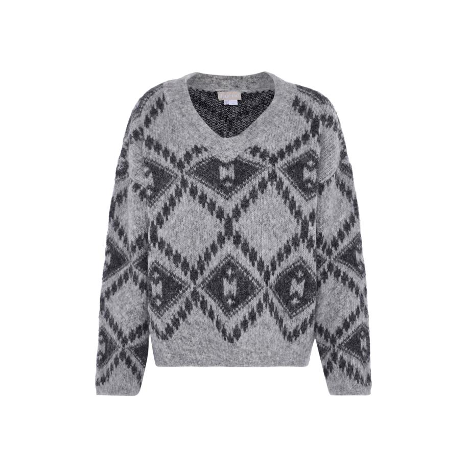 Jalene Jalene Trui donkergrijs / grijs gemêleerd -