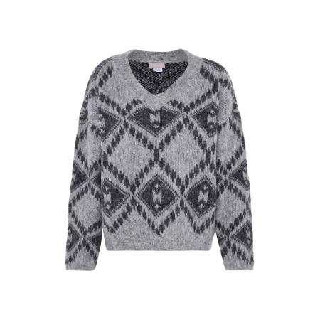 Jalene Jalene Trui donkergrijs / grijs gemêleerd