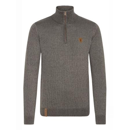 INDICODE JEANS Trui Nathen donkergrijs