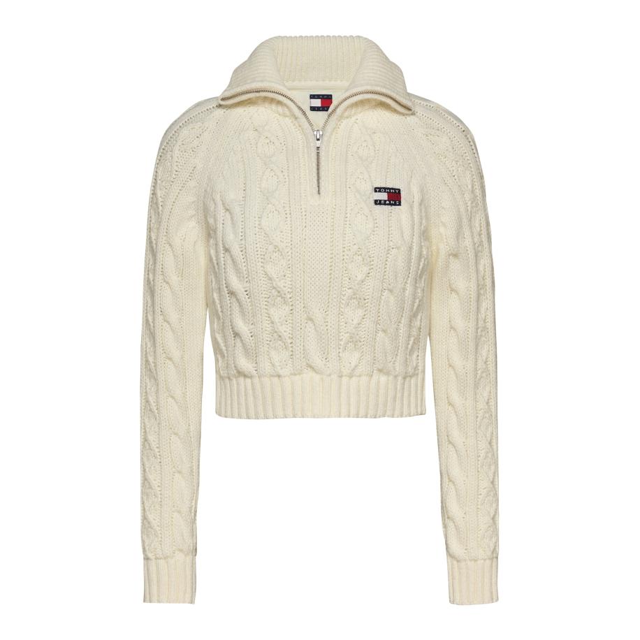 Tommy Jeans Tommy Jeans Trui nachtblauw / robijnrood / offwhite / wolwit -