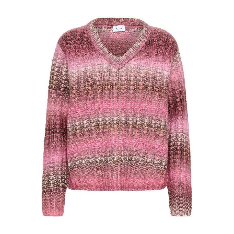 Saint Tropez SAINT TROPEZ Trui Mirabel braam / pink / zwart -