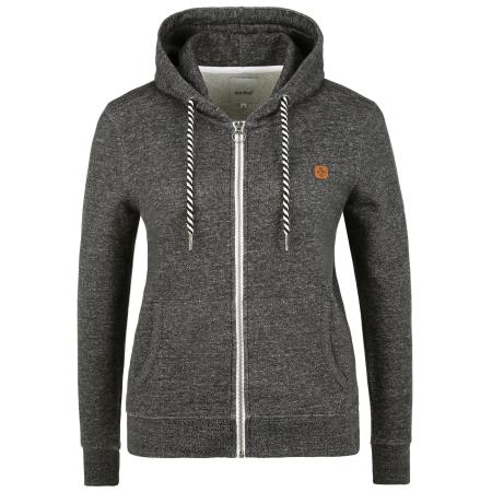 Oxmo Oxmo Sweatvest Celia bruin / zwart