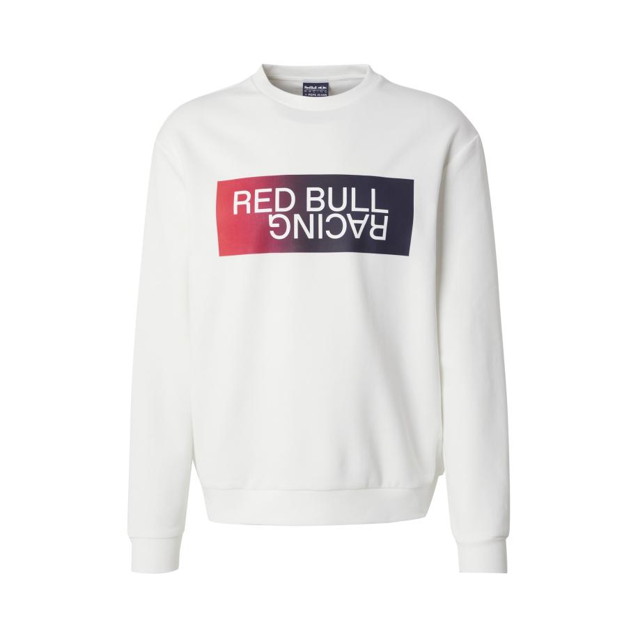 Red Bull Racing x Pepe Jeans Sweatshirt Red Bull Racing x Pepe Jeans rood / donkerrood / zwart / offwhite Wit