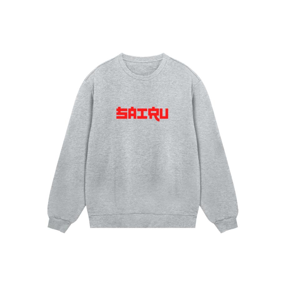 F4NT4STIC Sweatshirt blauw / grijs / oranje Grijs