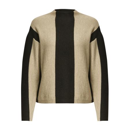 Minus minus Trui Mireya beige / zwart