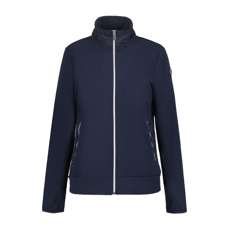 Luhta LUHTA Fleece jas Aarlahti donkerblauw -