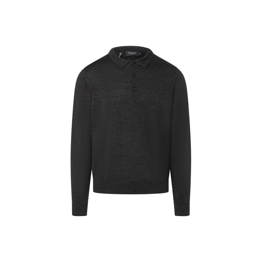 MAERZ MAERZ Muenchen Trui zwart gemêleerd -