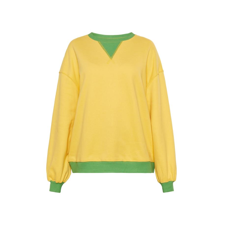 SANIKA SANIKA Sweatshirt Fashion Look geel / groen -