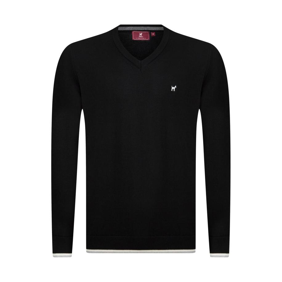 Williot Williot Trui zwart / wit -