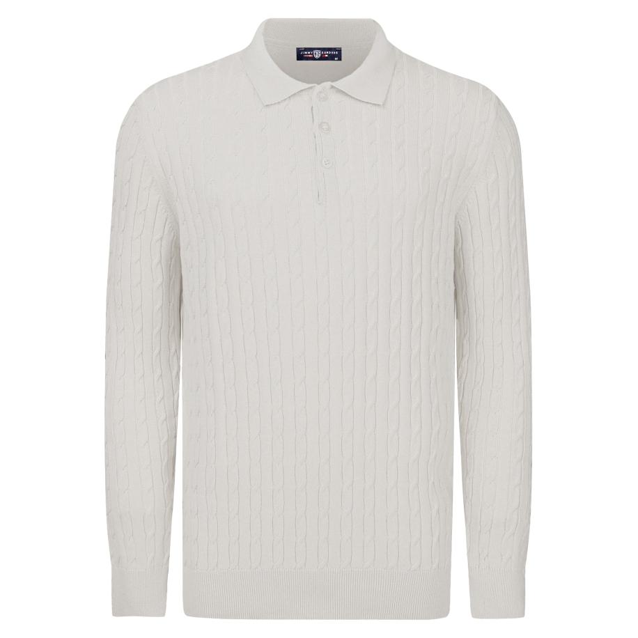 Jimmy Sanders Jimmy Sanders Trui lichtbeige -