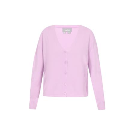 Usha Usha Gebreid vest Classic Look lavendel