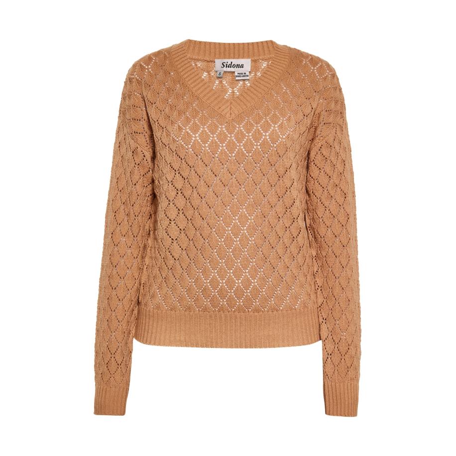 Sidona Sidona Trui cognac -