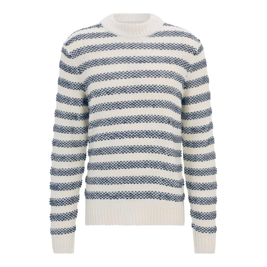 Casual Friday Casual Friday Trui CF Karl lichtbeige / zwart -