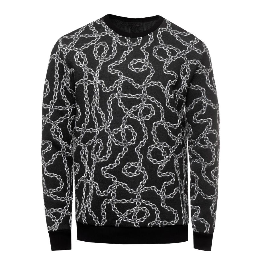 Rusty Neal Rusty Neal Trui zwart / wit -