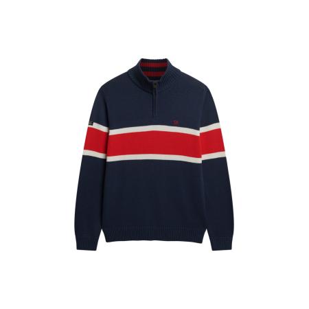 Superdry Superdry Trui nachtblauw / rood / offwhite