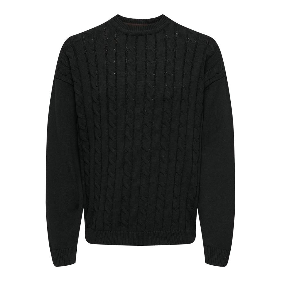 Only & Sons Trui Lamard zwart Zwart