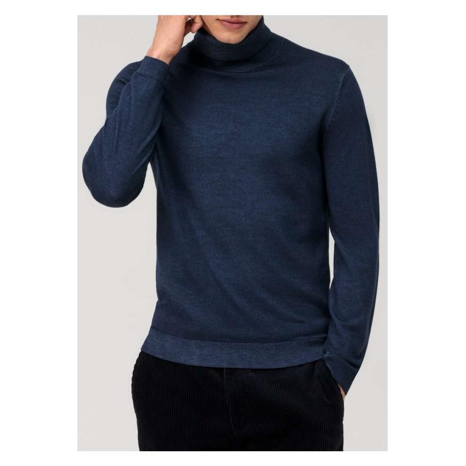 OLYMP Casual Trui marine, Effen Blauw