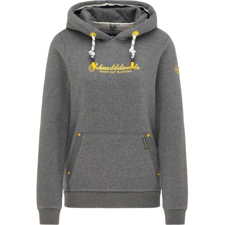 Schmuddelwedda Schmuddelwedda Sweatshirt limoen / donkergrijs / wit