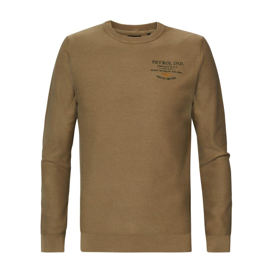 Petrol Industries Petrol Industries Trui Barlett karamel / safraan / spar -