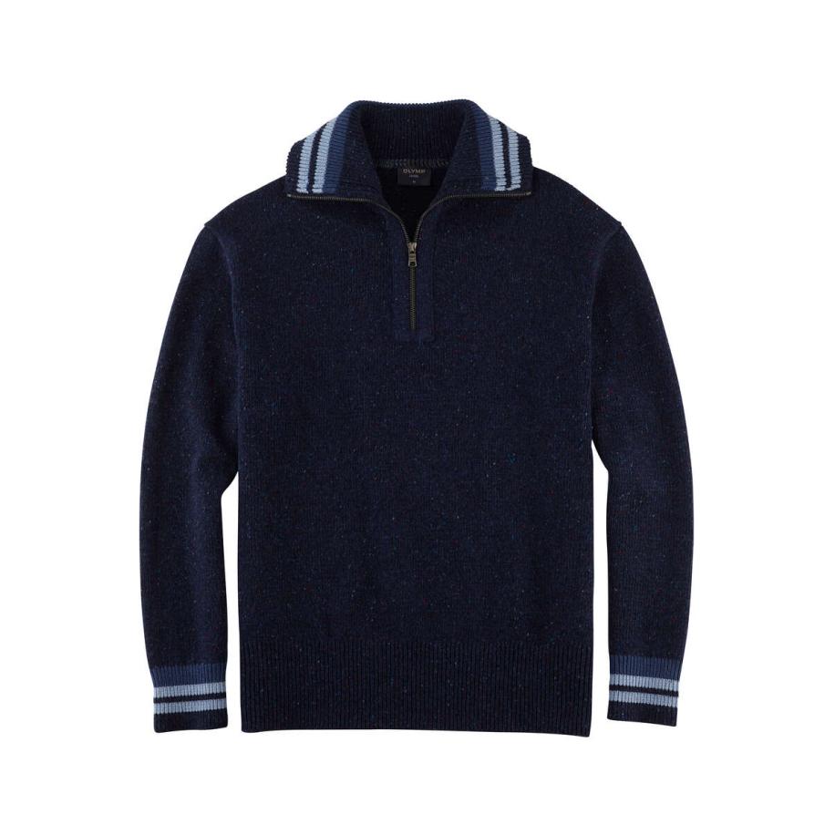 OLYMP Casual Trui marine, Effen Blauw