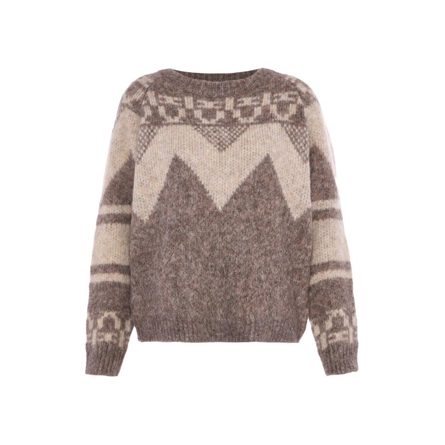 Jalene Jalene Trui beige gemêleerd / bruin gemêleerd -