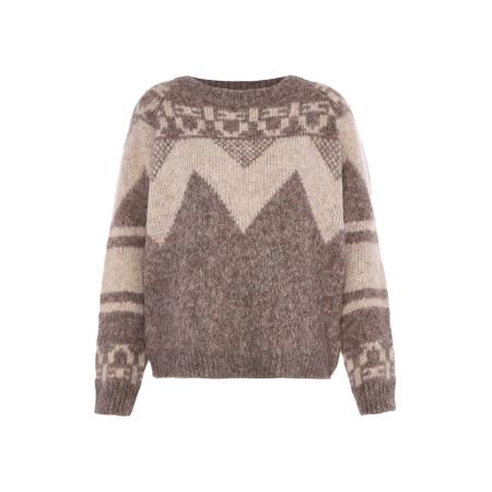 Jalene Jalene Trui beige gemêleerd / bruin gemêleerd