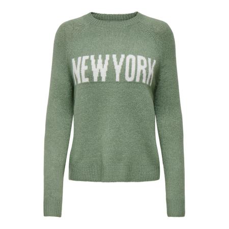 JDY JDY Trui JDYCity pastelgroen / wit