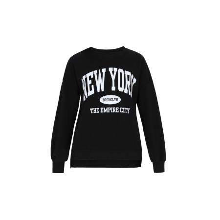 SANIKA SANIKA Sweatshirt Fashion Look zwart / wit