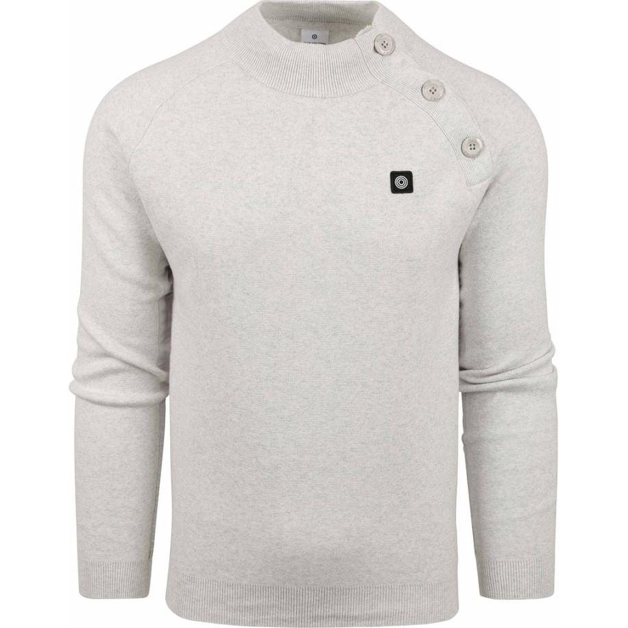 Blue Industry Trui Melange grijs Grijs