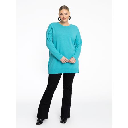 Yoek YOEK Trui turquoise