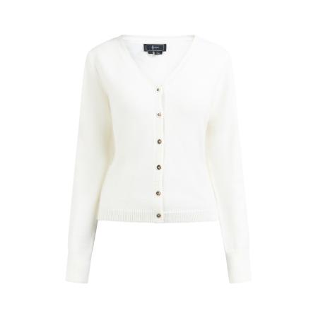 Faina faina Gebreid vest Koosh wolwit