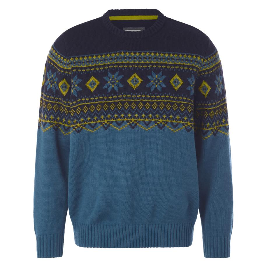 BABISTA BABISTA Trui Ilmar nachtblauw / geel / petrol -