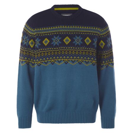 BABISTA BABISTA Trui Ilmar nachtblauw / geel / petrol