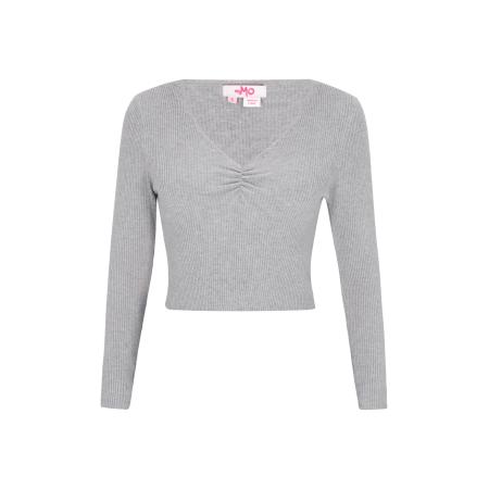 MYMO Trui Comfy grijs gemêleerd