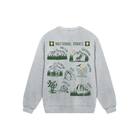 F4NT4STIC Sweatshirt grijs / groen