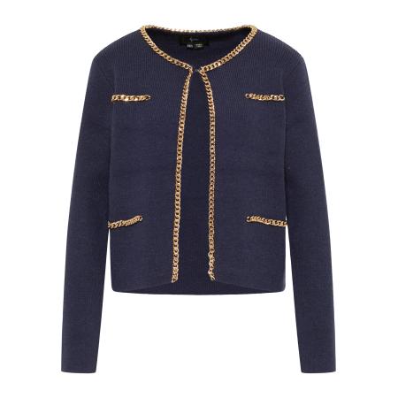 Faina faina Gebreid vest Tuxe marine