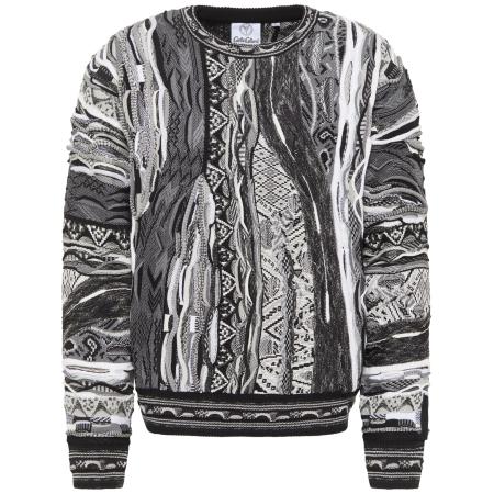 carlo colucci Carlo Colucci Trui Di Palo grijs / antraciet / wit