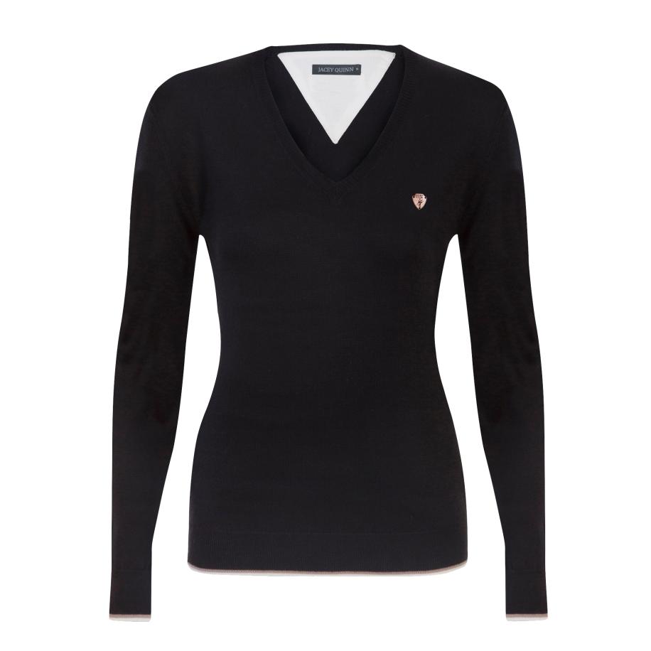 Jacey Quinn Jacey Quinn Trui zwart -