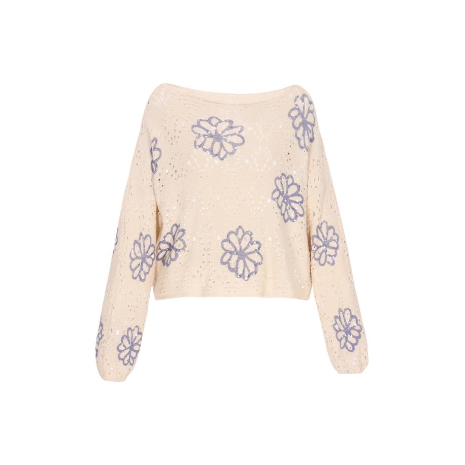 MYMO MYMO Trui Comfy beige / enziaan -