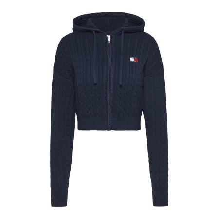 Tommy Jeans Tommy Jeans Gebreid vest navy / bloedrood / wit