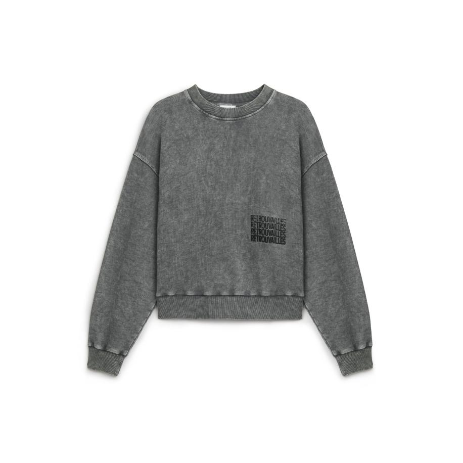 Twist Twist Sweatshirt antraciet -